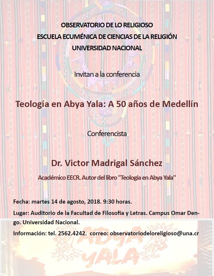 Conferencia Victor Madrigal